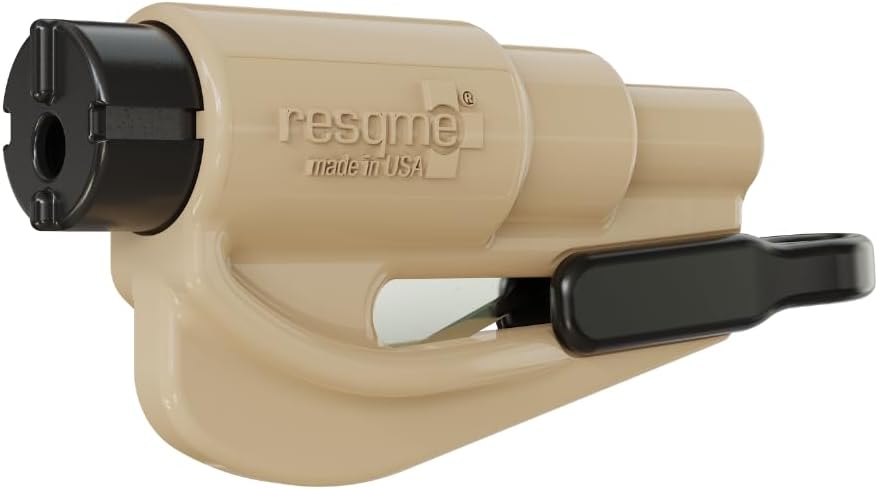 resqme The Original Compact Emergency Keychain Car Escape Tool, Seatbelt Cutter and Window Breaker, Made in USA, Pack of 2