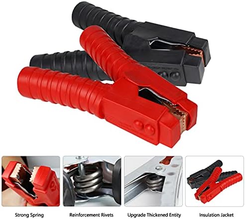 1800A Heavy Duty Jumper Clamps,Pure Copper Battery Cable Clamp 12V/24V/36V/48V