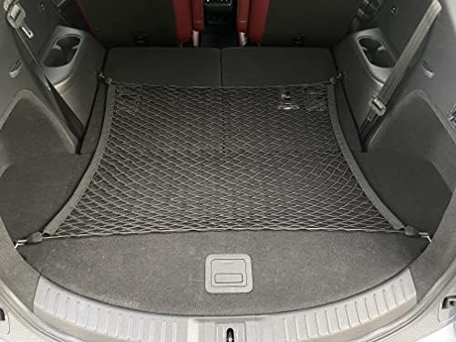 Floor Style Automotive Elastic Trunk Mesh Cargo Net for Mazda CX-9 TC 2016-2023 - Premium Trunk Organizers and Storage - Luggage Net for SUV - Best Car Organizer for Mazda CX9