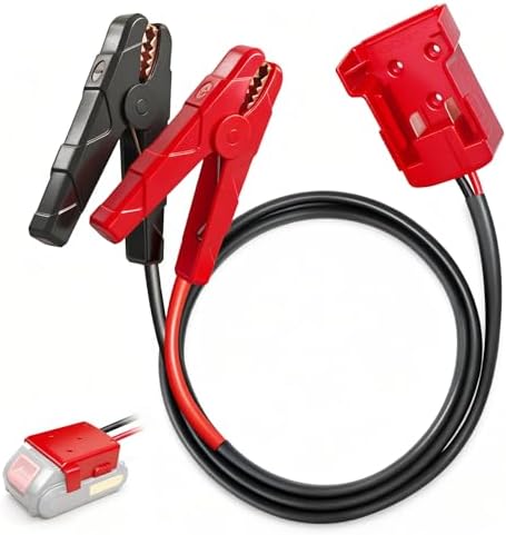 Jumper Cables for Milwaukee M18 18V Battery,2FT 8AWG Booster Cable