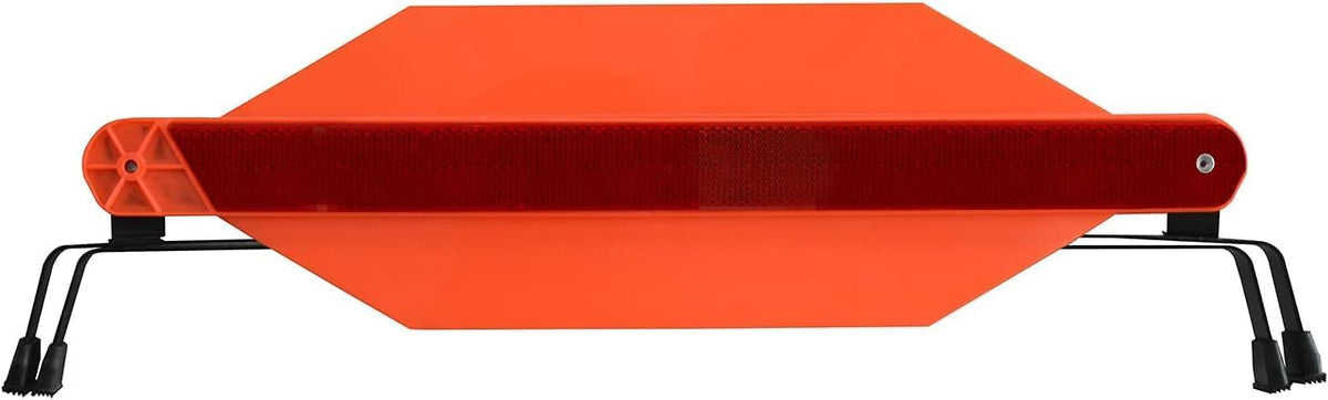 Foldable Triangle Safety Reflex Reflector with Metal Base Stand Triangle Warning Frame Triangle Emergency Warning Triangle Reflector Safety Triangle Kit for During Roadside Breakdowns