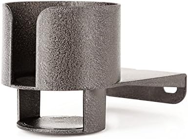 Rugged Ridge Cup Holder - Windshield Mounted - Fits 1976–1995 Jeep CJ & Wrangler YJ - Interior Accessory & Quick DIY Setup - Black