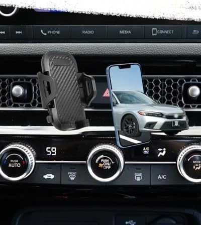 oricarmes 2026 Civic Phone Mount Civic Phone Holder for 2022-2026 Civic Accessories Compatible for All Cell Phones
