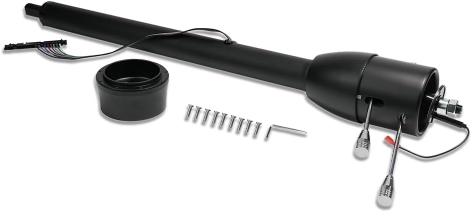 30" Natural Manual Steering Column & Adapter Fits GM 1969-1994