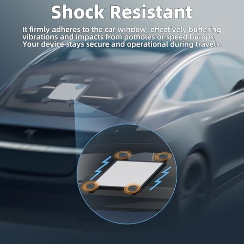 DAIERTEK Starlink Mini Car Mount, 2-in-1 Starlink Mini Suction Cup Mount with Protective Silicone Case, Strong Vacuum Base for Sunroof, Window, Roof, Perfect for RV, Boat, Truck, Black