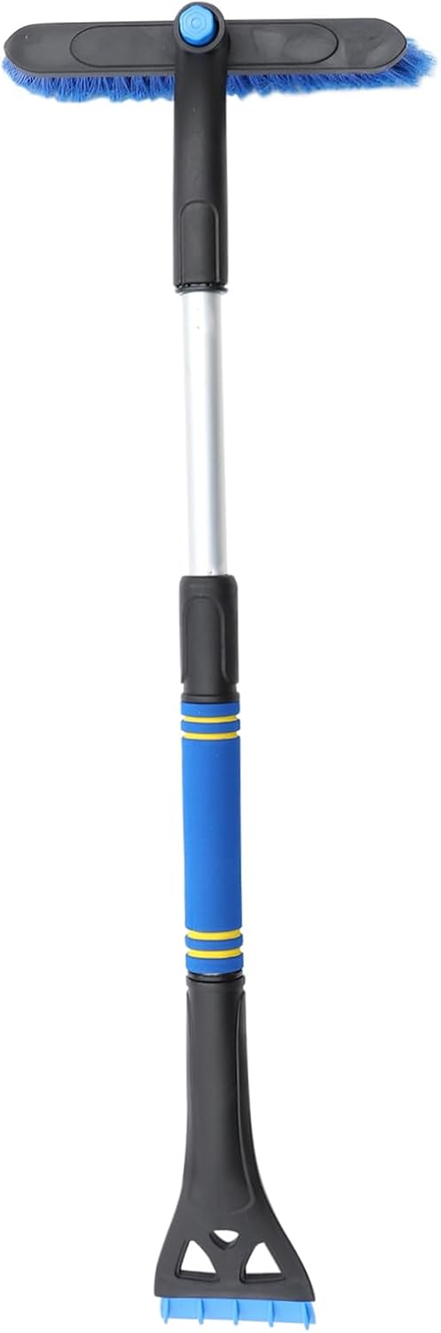 STOBAZA Portable Snow Shovel Multi Function Car Snow Brush Ice Scraper