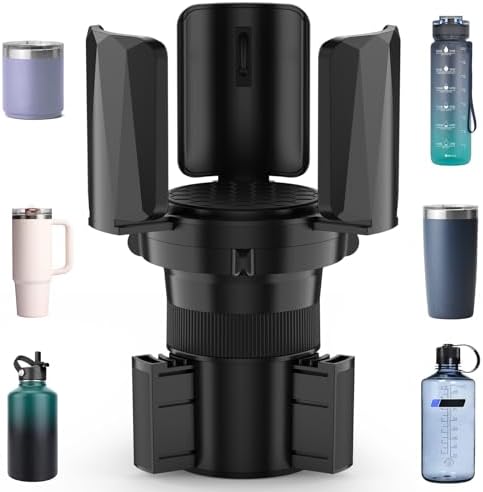 DYLEN Large Cup Holder Expander with Expandable Arms, Fits 2.5-5.9" Bottles