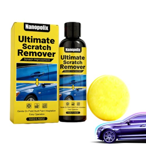 Scratch Remover, Quick Fix Removal Paste for Deep Scratches, Car Scratch Remover Kit, Quick Repair Scratches and Restore Shine, All Paint Colors Polishing Kit (1pcs)