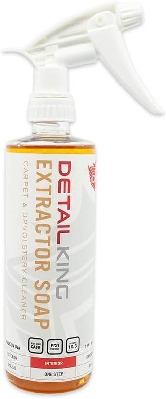 Detail King Car Interior Extractor Soap - Auto Fabric Cleaner - 32 Oz