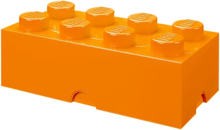 Room Copenhagen 8 LEGO Brick Box, Bright Orange (40040660)