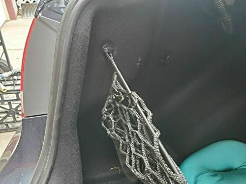 Trunk Organizer for Chevy Cruze 2010-2019 & Buick Verano 2012-2017 – Mesh Car Trunk Organizer – Cargo Net for Sedans – Nylon Mesh Netting – Compatible with Cruze & Verano