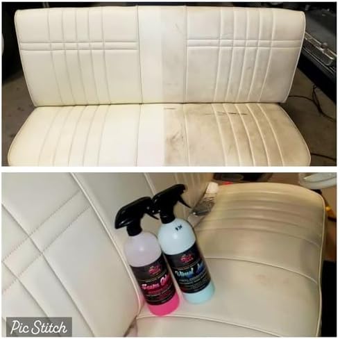 Seam Gleam SG-32 Street Juice Products Interior & Upholstery Cleaner Safe Leather, Vinyl, Plastics, Trim, Carpet, Fabric & More Car, Truck, Boat, Home 32 Fl Oz