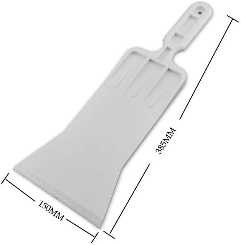 Window Tint Tools Bulldozer Squeegee Window Tint Squeegee Long Handle Reach 6" Inch Rubber Squeegee for Auto Window Tinting Car Glass Film Installation Vehicle Windshield Cleaning Water Remover