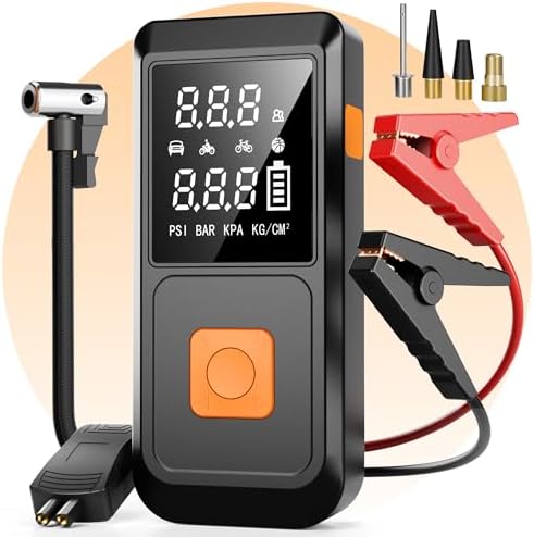 GOLDFOREST 4000A Portable Car Battery Jump Starter with Air Compressor