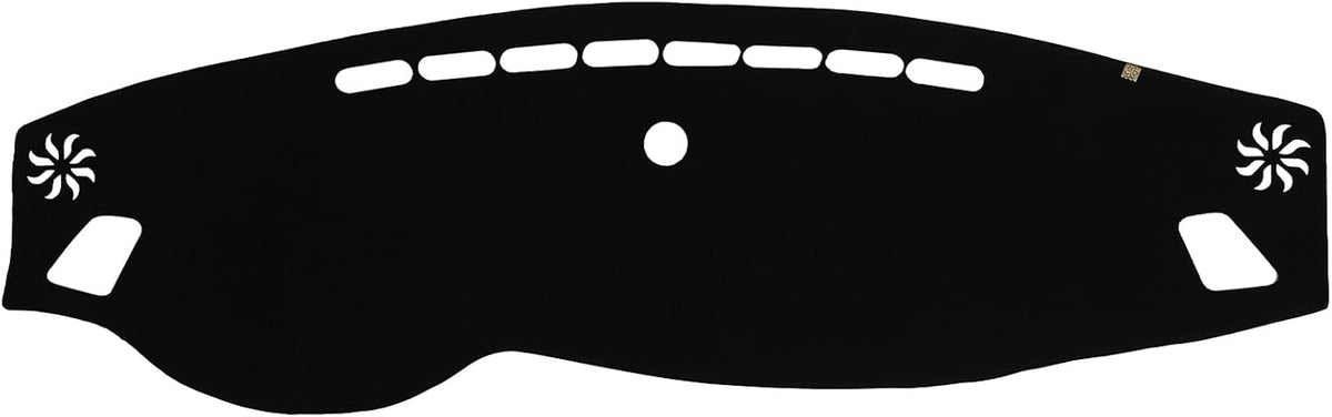 AUQDD Dashboard Cover Mat Fit for 2013 2014 2015 2016 2017 2018 2019 Ni-ssan Sentra/Pulsar, Black Flannel Dash Mat, Anti-Glare, Anti-Reflection, No Peculiar Smell
