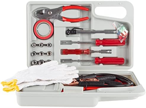 Stalwart 75-CAR1033 Emergency Roadside Assistance Tool and Auto Kit by – 30 Piece