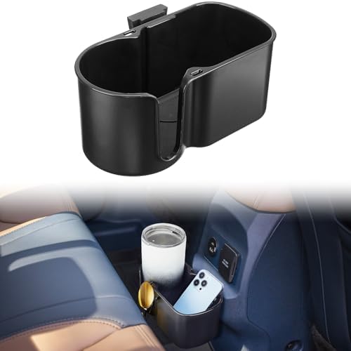 JOYTUTUS Cup Holder Compatible with Ford Maverick 2022-2025 2026 Rear Seat Cup Holder Organizer FIT Insert Expander, Hold 18-32 oz Bottle and Mugs