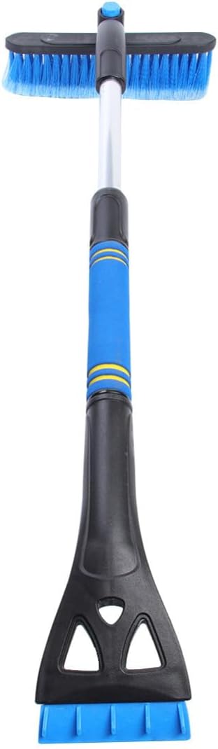 UPKOCH Car Windshield Brush Snow Cleaning Tool Telescopic Blue
