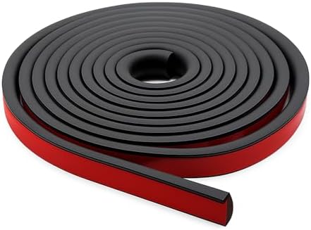 L Shaped Door Edge Trim Molding 26FT – Universal Car Door Protector Strip with Adhesive, Rubber Edge Guard for Truck SUV, Anti-Scratch Flexible Seal