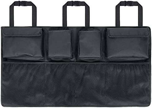 Tianle Car Trunk Organizer and Storage, Backseat Hanging Organizer for SUV, Truck, MPV, Waterproof, Collapsible Cargo Storage Bag with 4 Pockets, Car Interior Accessories (B Large)