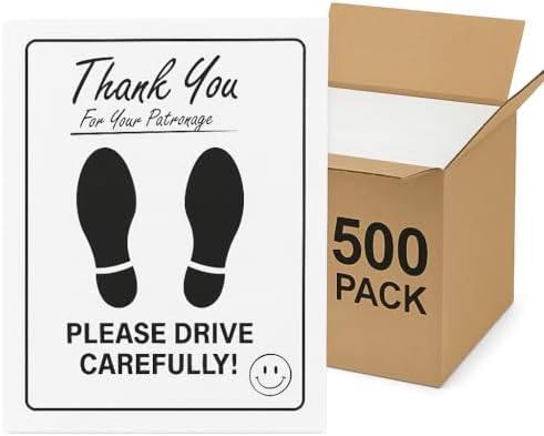 Hi-Tech Disposable Paper Car Floor Mats – Heavy Duty Waterproof Auto Mats – Weather Resistant, Tear Resistant, Fits All Vehicles – Perfect for Dealerships, Detail Shops & Car Washes – 500 Pack