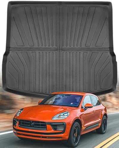 Trunk Mats Cargo Liner for Porsche Macan 2014-2026 | All Weather | Heavy Duty | TPE | Waterproof | Anti-Slip | Car Accessories