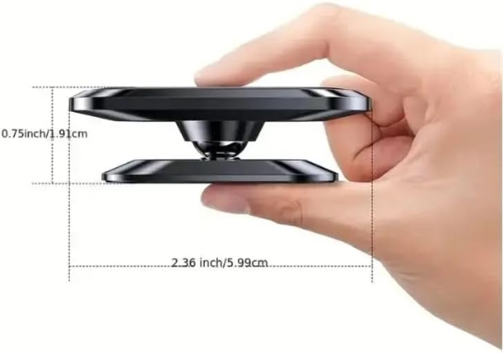 3PCS Magnetic Phone Holders to Tablet mounts Car Phone Holder Car Magnetic Phone Holder Mount Universal Suction Cup Navigation Support Adjustable 360 Rotation