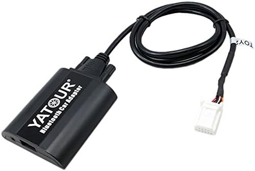 Yatour Bluetooth Car Adapter Music CD Changer 6+6PIN CDC Connector for Toyota/Lexus