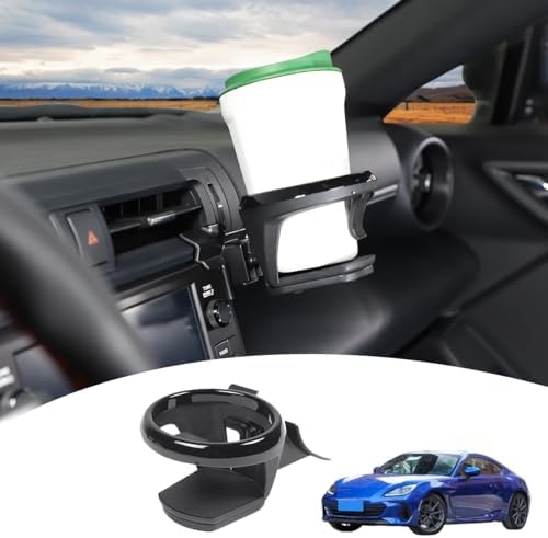 Car Water Cup Holder Compatible with Subaru BRZ Toyot@ 86 2022-2024 Co-Pilot Center Console Water Cup Storage Holder,Cup Holder Expander Interior Accessories