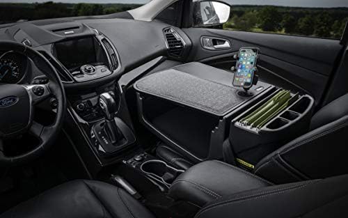 AutoExec AE-GMEF-PM-BT Efficiency GripMaster Car Desk for Your Vehicle Workstation and Mobile Office, Black with Phone Mount