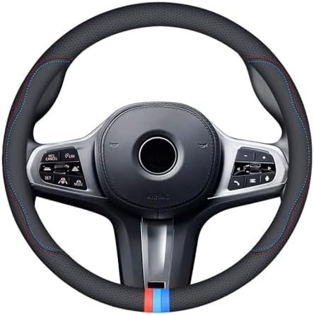 2025 Nappa Leather Car Steering Wheel Cover for BMW