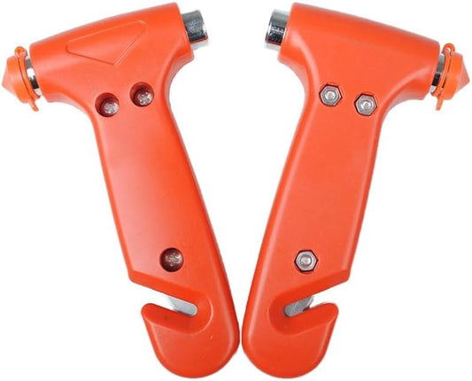 Window Breaker Seatbelt Cutter， Emergency Automotive Escape Tool，Life Hammer，Car Safety Essentials & Accessories ，Tempered Glass Breaker(2 Pack)