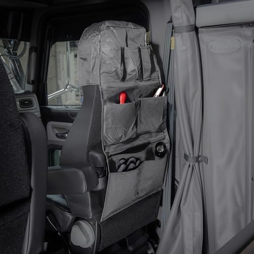 RoadPro RPSB-14BK Seat-Back Organizer Travel Essentials - Black