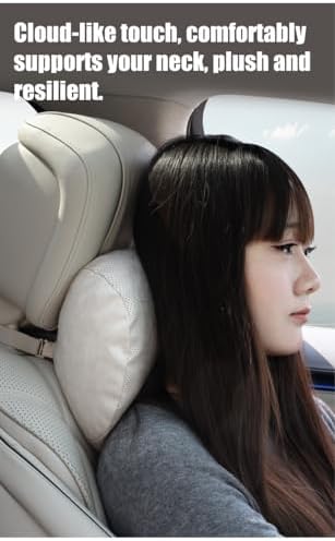 Car Lumbar Support Pillow - 100% SUGENRO Sorona Bio-Fiber Back Cushion, Ergonomic Design for Driving Fatigue Relief, Breathable & Durable, Universal Fit for All Vehicles & Office Chairs