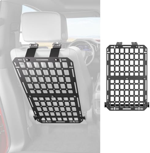 SZYANG 2PCS Seatback Molle Panel Compatible with 2022-2026 Toyota Tundra Seatback Organizers for 1 Seat Tactical Truck Organizer Replacement for 2022-2026 Toyota Tundra Accessories