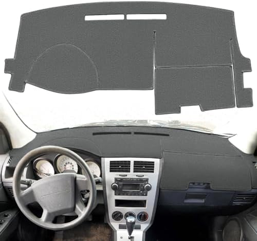 Dash Cover Mat Custom Fit for Dodge Caliber K346 (Dark Gray)