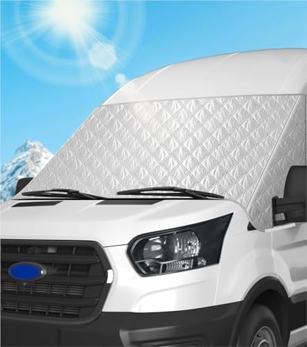 VANNCAMP Exterior Windshield Cover for Ford Transit 2015-2026