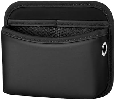 Car Side Phone Pocket Organizer, PU Leather Car Console Organizer Pocket, Multifunctional Console Side Organizer Bag Suitable for Storing Mobile Phones Keys and Wallets