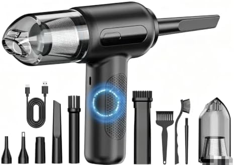 2 in 1 Cordless Air Duster & Handheld Vacuum Cleaner USB Rechargeable