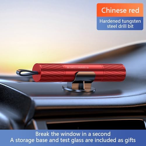 The Original Compact Emergency Keychain Car Escape Tool, Seatbelt Cutter and Window Breaker, Pack of 2
