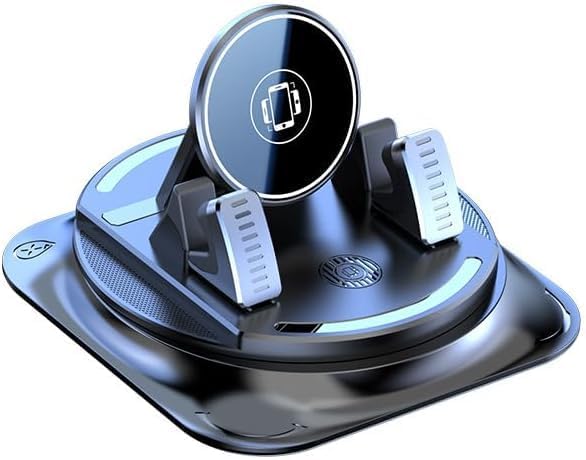 New 360°Dashboard Car Phone Holder,Dashboard Phone Holder with Vacuum Suction Technology Essential Phone Holders with Strong Suction Cup for All Smartphones,Universal Windshield Adhesive Mount(1 PCS)