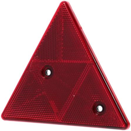 Triangle Warning Sign Reflective Emergency Car Sign for Durable Pre-drilled for Vehicles and Outdoor Use