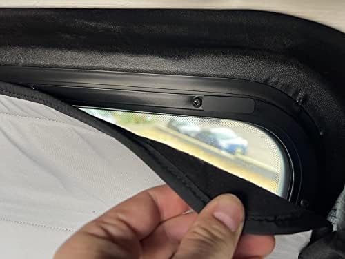 VanEssential Insulated Magnetic Blackout Window Cover Designed for Mercedes-Benz NCV3 & VS30 Crew Window FW621L Direct Fit Cover - Charcoal Gray