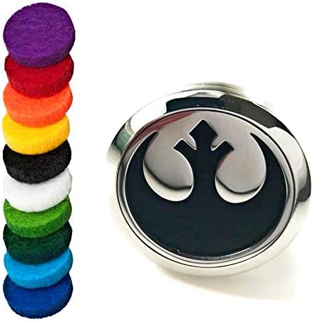 FIKA Star Wars Rebellion Car Vent Clip Air Freshener Diffusers Locket Aromatherapy Essential Oils (Car Diffuser)