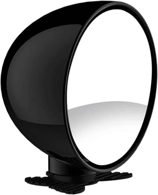 Biqing Blind Spot Mirrors, Universal Car Accessories, 360 Adjustable, Convex, Black, 2.75 Inch, Rear View Mirror, Auto Auxiliary Mirror, 1PC