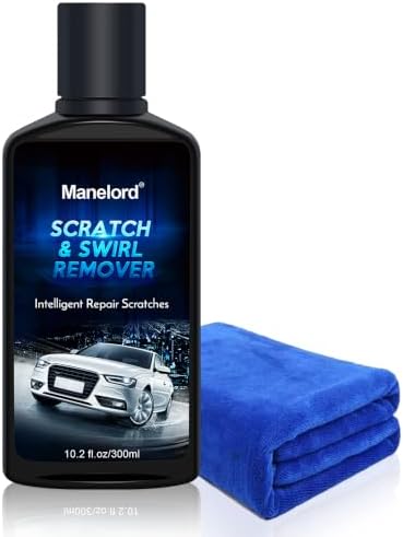 GLISTON Car Scratch Remover, Scratch Swirl Removal Kit, Auto Polish Pre-Waxing, Paintwork Restorer for Cars