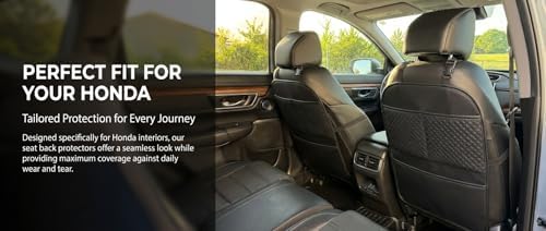 PU Leather Car Backseat Organizer for Honda Civic