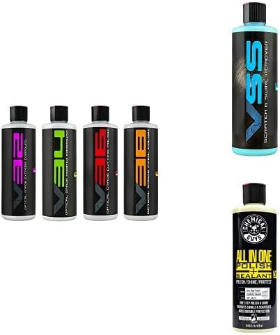 Chemical Guys, V Line Polish & Compound Kit, Paint Correction, 4 x 16 oz