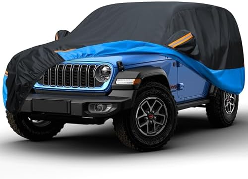 Car Cover Waterproof All Weather Outdoor Windproof Dustproof UV Protection Fit SUV