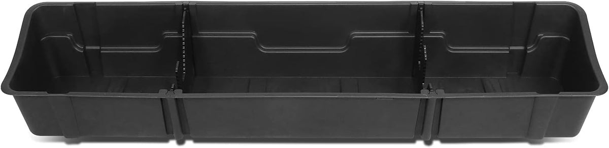 DNA Motoring Under Seat Storage Box Compatible with 07-18 Silverado Sierra 1500 / 07-19 Silverado Sierra 2500HD 3500HD Crew Cab Pickup, SBOX-002